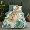 Good Morning Kinder-Bettw&auml;sche-Set JUNGLE 140x200/220 cm Gr&uuml;n