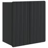 vidaXL Wandschrank Schwarz 59 x 31 x 64 cm Holzwerkstoff