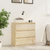 vidaXL Nachttisch 60x36x64 cm Massivholz Tanne
