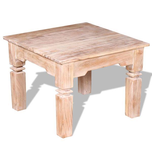 vidaXL Couchtisch Akazienholz 60x60x45 cm