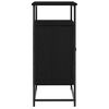 vidaXL Sideboard Schwarz Eichen-Optik 69 x 35 x 80 cm Holzwerkstoff