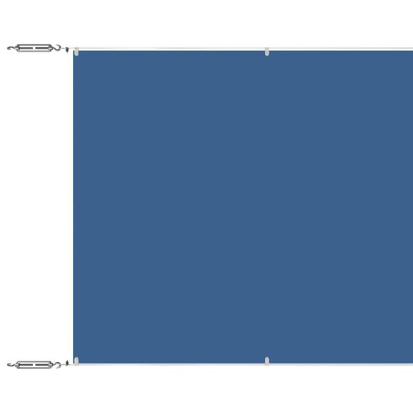 vidaXL Senkrechtmarkise Blau 140x1200 cm Oxford-Gewebe