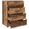 vidaXL Stauraumschr&auml;nke 2 pcs Altholz 80 x 48 x 105 cm Holzwerkstoff