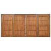 vidaXL 7-tlg. Garten-Essgruppe mit Kissen Grau Poly Rattan