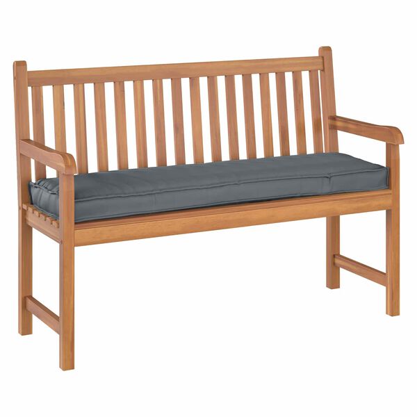 vidaXL Palettenkissen f&uuml;r Bank Anthrazit 140 x 40 x 8 cm Oxford Stoff