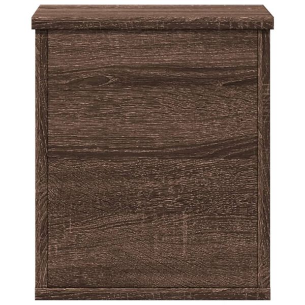 vidaXL Truhe Braun Eiche-Optik 30x35x35 cm Holzwerkstoff