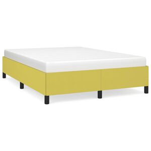 vidaXL Bettgestell ohne Matratze Gr&uuml;n 140x190 cm Stoff