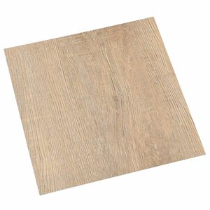 vidaXL Bodenplanken Hellgrau, Dunkelbraun 5,11 m&sup2; 55 Stk. PVC