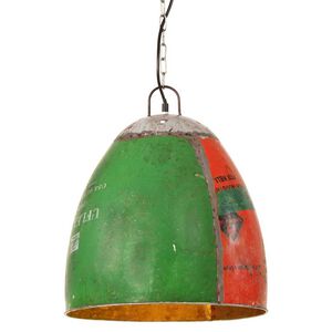 vidaXL H&auml;ngelampe Industrie-Stil 25 W Mehrfarbig Rund 42 cm E27