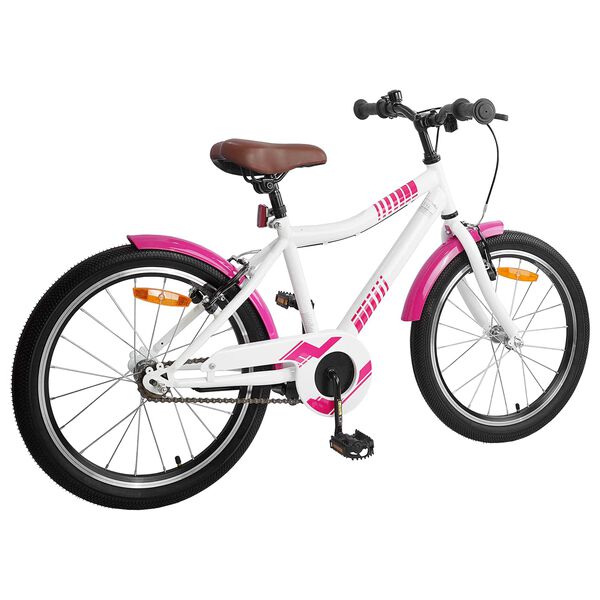 vidaXL Kinderfahrrad 24 Zoll f&uuml;r 8-12 Jahre alt Rosa