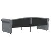 vidaXL Tagesbett mit Matratze USB Hellgrau Stoff 90x200 cm