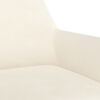 vidaXL Esszimmerst&uuml;hle 6 Stk. Drehbar Creme Samt