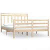 vidaXL Massivholzbett 135x190 cm