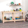 vidaXL Werkbank 180x50x80 cm Massivholz Kiefer
