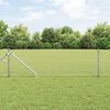 vidaXL Zaunpfosten Silber 25 x 0,6 m (25 mm Maschenweite) Stahl