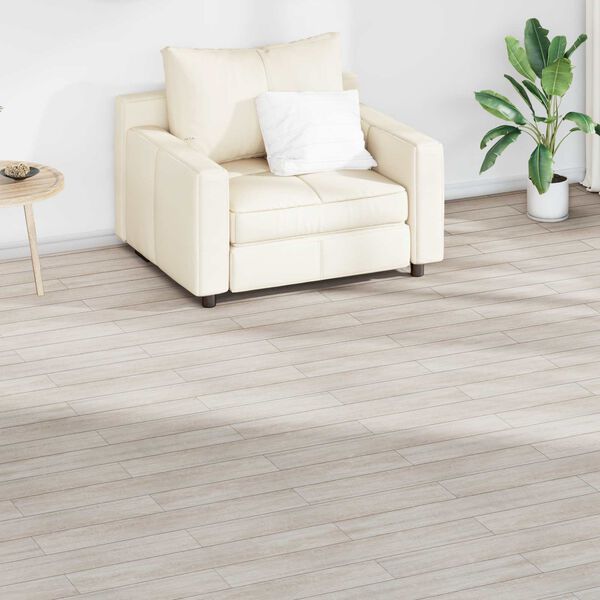 vidaXL Bodenplanken 36 pcs Eiche Klassik Wei&szlig; 5,02 m&sup2; PVC