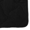 vidaXL Ganzjahresbettdecke Gepolstert Schwarz 140 x 220 cm