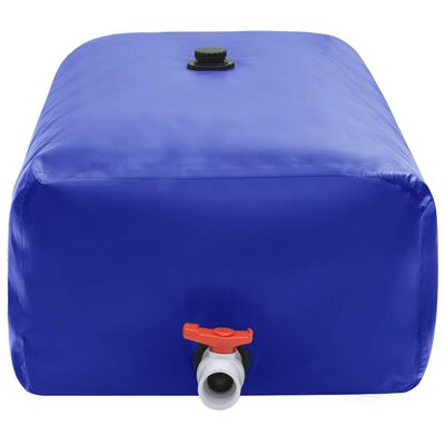 vidaXL Wassertank mit Wasserhahn Faltbar 500 L PVC