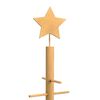 vidaXL Holz Weihnachtsbaum mit St&auml;nder Braun 75 cm Bambus