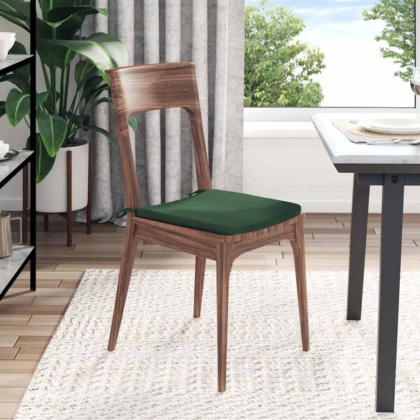 vidaXL Sitzkissen 4 pcs Dunkelgr&uuml;n 40 x 40 x 3 cm Cordstoff