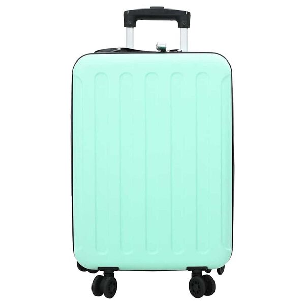 vidaXL Koffer mit Schloss Mintgrün 34 x 23 x 55,5 cm ABS Kunststoff