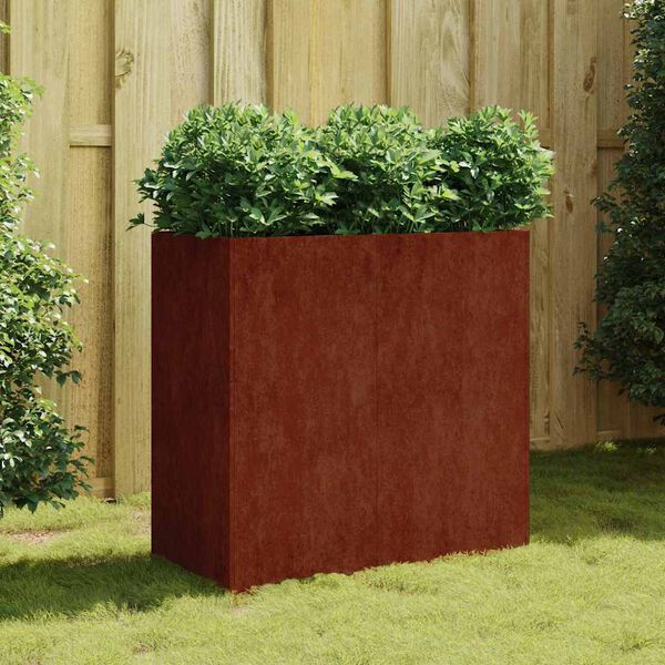 vidaXL Pflanzk&uuml;bel 80x40x80 cm Cortenstahl