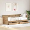 vidaXL Tagesbett mit Kopfteil Artisan-Eiche 75 x 190 cm Holzwerkstoff