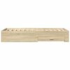 vidaXL Bettgestell mit Schubladen Sonoma-Eiche 100x200cm Holzwerkstoff