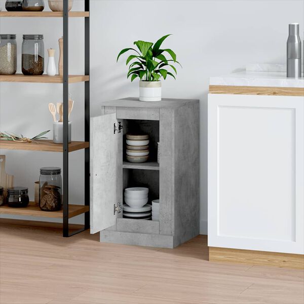 vidaXL Sideboard Betongrau 37,5x35,5x67,5 cm Holzwerkstoff