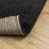 vidaXL Shaggy-Teppich PAMPLONA Hochflor Modern Schwarz 160x160 cm