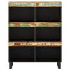 vidaXL Beistelltisch 85x33x107 cm Altholz Massiv