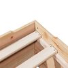 vidaXL Massivholzbett ohne Matratze Stapelbar 80x200 cm
