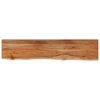 vidaXL Wandregal 100x20x3,8 cm Rechteckig Massivholz Akazie Baumkante