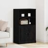 vidaXL Highboard Schwarz Eichen-Optik 60 x 35.5 x 103.5 cm
