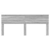 vidaXL Kopfteil Graues Sonoma 200 cm Holzwerkstoff