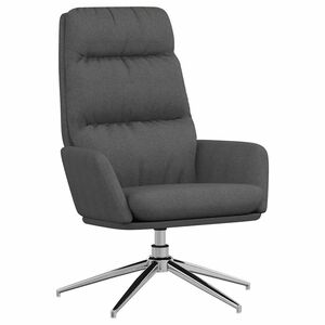 vidaXL Relaxsessel Dunkelgrau Stoff