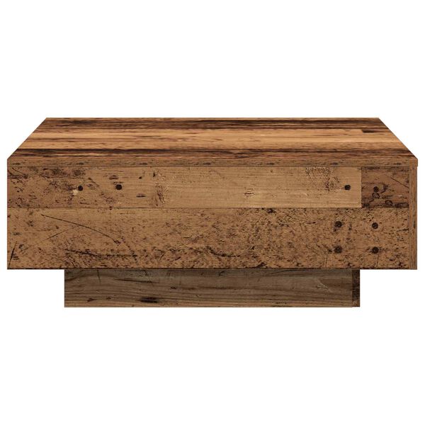 vidaXL Couchtisch Altholz 80 x 80 x 31 cm