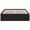 vidaXL Bettgestell Schwarz 120x190 cm