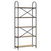 vidaXL B&uuml;cherregal Artisan-Eiche 80 x 30 x 183 cm Holzwerkstoff