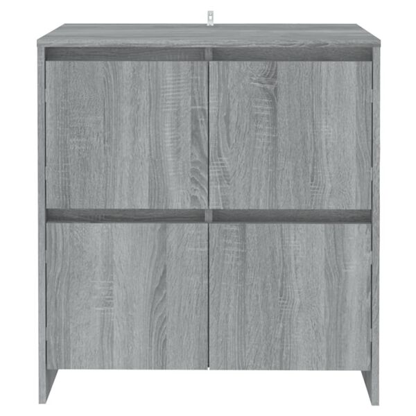 vidaXL Sideboard Grau Sonoma 70x41x75 cm Holzwerkstoff