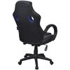 vidaXL Racing B&uuml;rostuhl Blau Kunstleder
