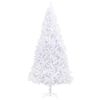 vidaXL K&uuml;nstlicher Weihnachtsbaum Wei&szlig; 300 cm PVC und Stahl