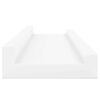 vidaXL Bilderleisten 2 Stk. Wei&szlig; 40x9x3 cm MDF
