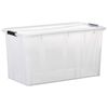 vidaXL Aufbewahrungsboxen mit Deckeln 5 Stk. Transparent 80 L