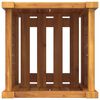 vidaXL Pflanzkübel mit Einlage 31x31x50 cm Massivholz Akazie