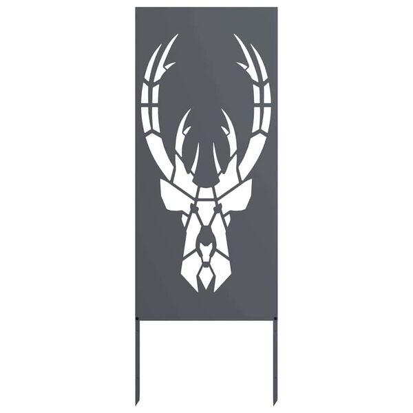 vidaXL Garten Sichtschutz-Leinwand Tiermuster Anthrazit 50 x 140 cm