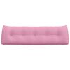vidaXL R&uuml;cken Kissen Rosa 160 x 24 x 50 cm Stoff
