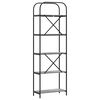vidaXL B&uuml;cherregal Graues Sonoma 60 x 30 x 183 cm Holzwerkstoff