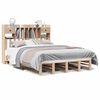 vidaXL Massivholzbett mit Regal ohne Matratze 140x190 cm Kiefernholz