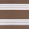 vidaXL Doppelrollo Braun 100x100 cm Stoffbreite 95,9 cm Polyester